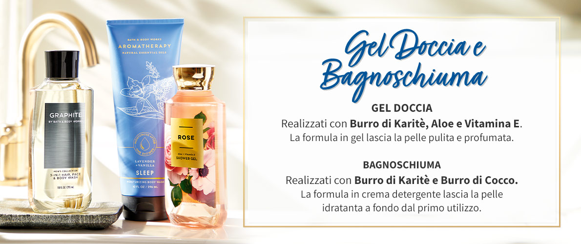 Gel Doccia e Bagnoschiuma